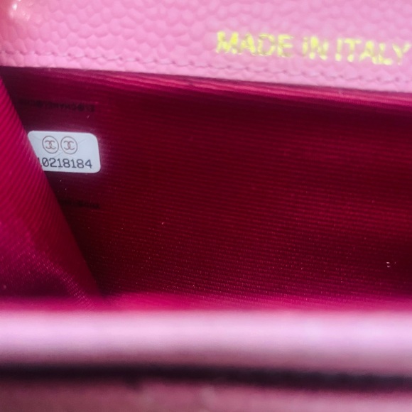 💕💝😍Chanel light Pink Quilted Mini Bag Wallet on chain - Picture 5 of 14